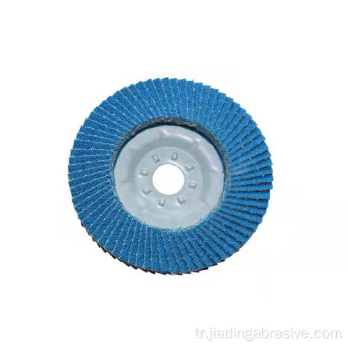 mavi kanatlı disk aşındırıcı kanatlı tekerlek